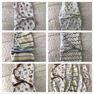 Lot of newborn swaddles! Gender neutral!